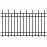 Plotový diel Brema 117,5x200 ral9005 w6161