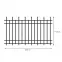 Plotový diel Brema 117,5x200 ral9005 w6161,2