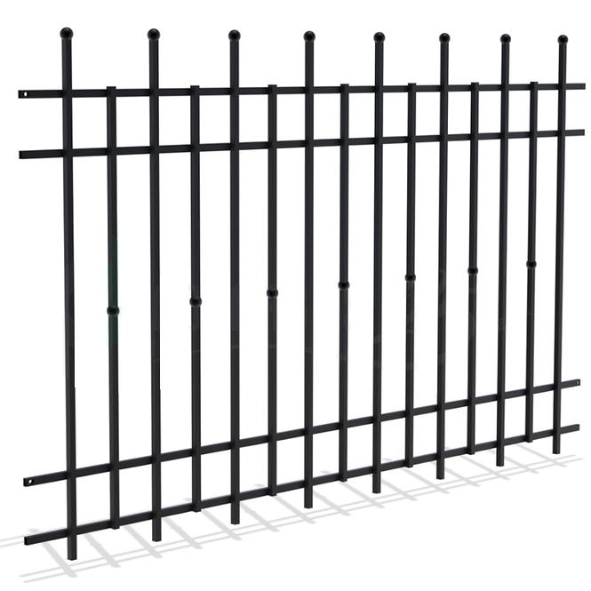 Plotový diel Brema 117,5x200 ral9005 w6161,5