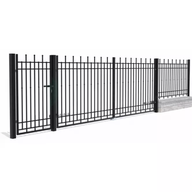 Plotový diel Brema 117,5x200 ral9005 w6161,8