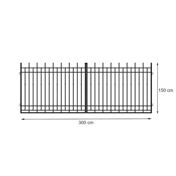 Brána Brema 3 m 1500 x 3000