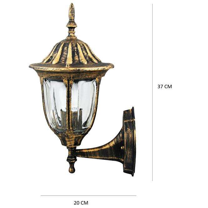 Záhradná lampa Florencja ALU3118UP patina KG1