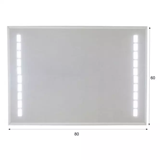 Podsvietené zrkadlo LED nr8,3