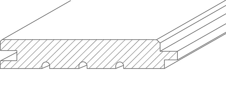 Palubovka smreková Klasik 12,5X96X2000,2