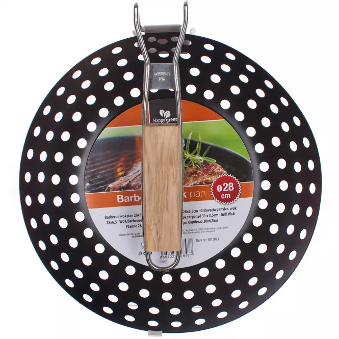 Grilovacia panvica WOK BBQ 28x6,5 cm,2