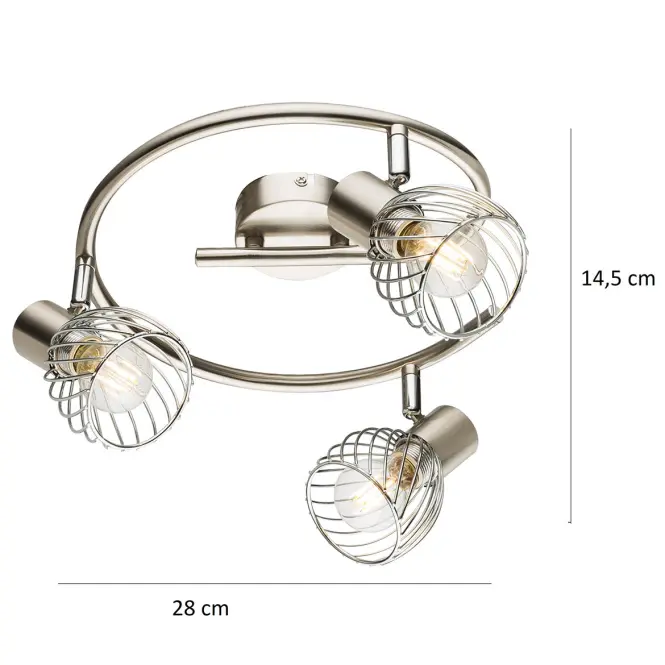 Stropné bodové svietidlo 54809-3 LS3,3