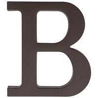 Písmeno B hnedé 9 cm