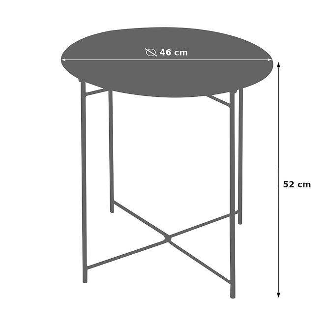 Malý skladací stolík 52x46cm