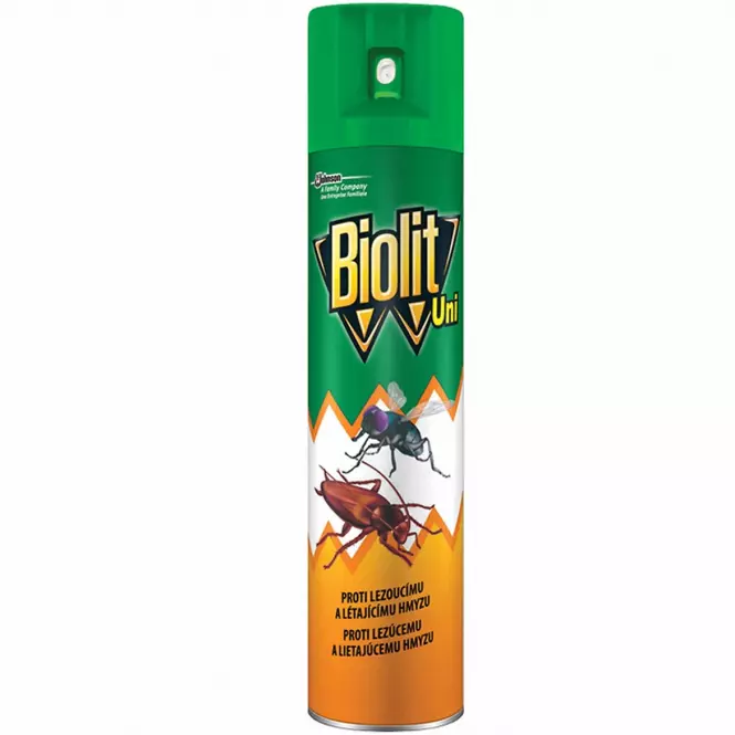 BIOLIT UNI Sprej proti lietajúcemu a lezúcemu hmyzu 400 ml