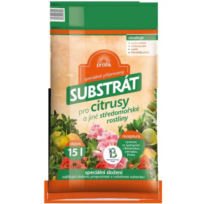Substrát pre citrusy 15l Profík