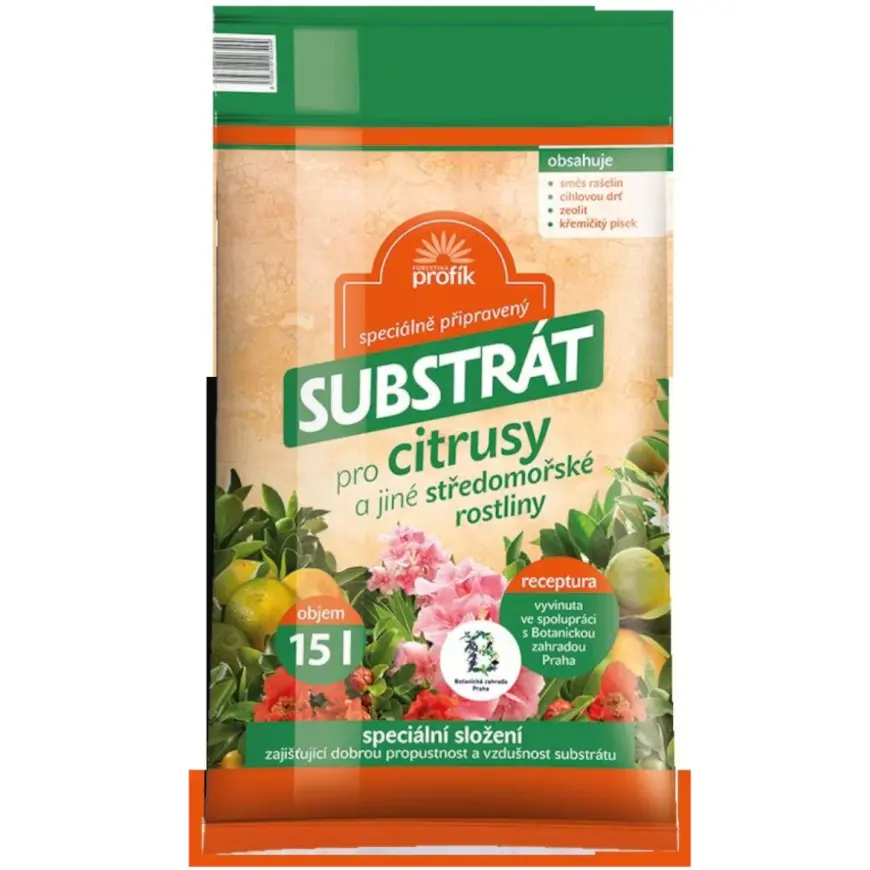 Substrát pre citrusy 15l Profík