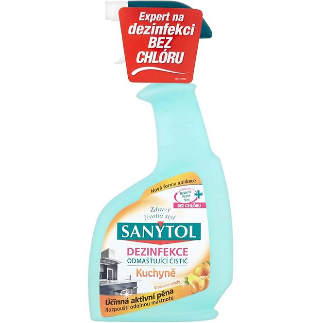 SANYTOL odmasťujúci čistiaci prostriedok kuchyňa 500ml