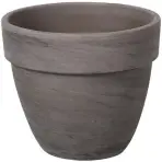 Kvetináč LEVANTE keramický čadičový melír d35x29cm