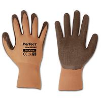 Ochranné rukavice Perfect hnedý, veľkosť 9