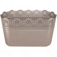 Kvetináč Lace – Mocca Dlac285-7529u