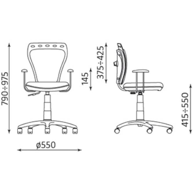 Kancelárska stolička  Ministyle Korki
