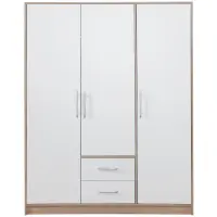 Skriňa Smart SR2 150 cm dub sonoma/biela
