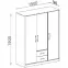 Skriňa Smart SR2 150 cm dub sonoma/biela,4