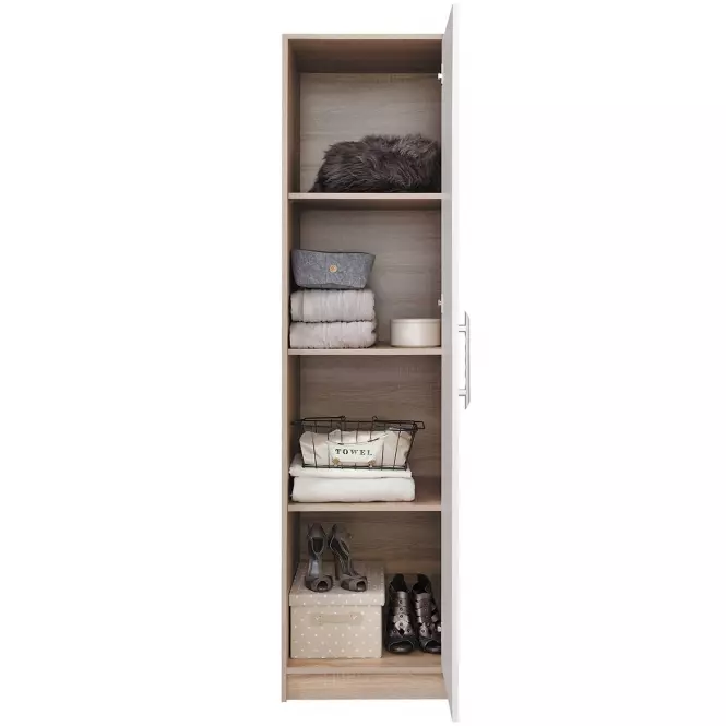 Skriňa Smart SR5 50 cm dub sonoma/biela,2