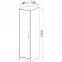 Skriňa Smart SR5 50 cm dub sonoma/biela,4