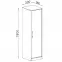 Skriňa Smart SR5 50 cm dub sonoma/biela,6