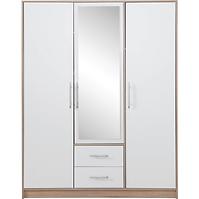 Skriňa Smart SRl2 150 cm dub sonoma/biela