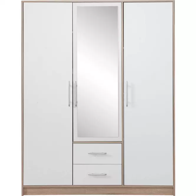 Skriňa Smart SRl2 150 cm dub sonoma/biela