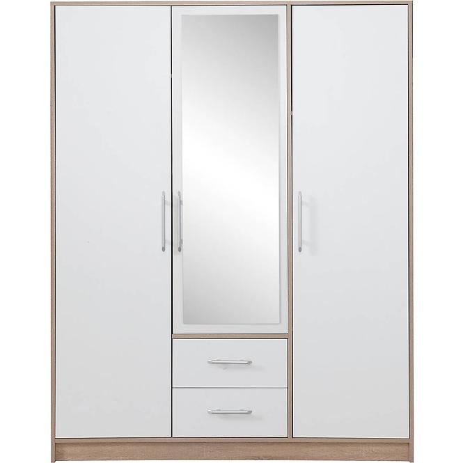 Skriňa Smart SRl2 150 cm dub sonoma/biela