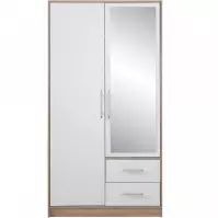 Skriňa Smart SRl3 100 cm dub sonoma/biela