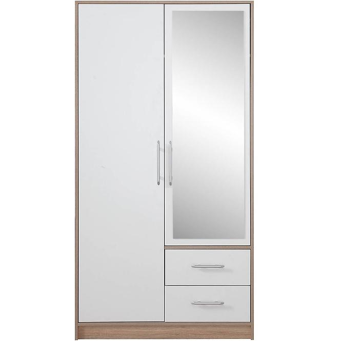 Skriňa Smart SRl3 100 cm dub sonoma/biela