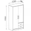 Skriňa Smart SRl3 100 cm dub sonoma/biela,3
