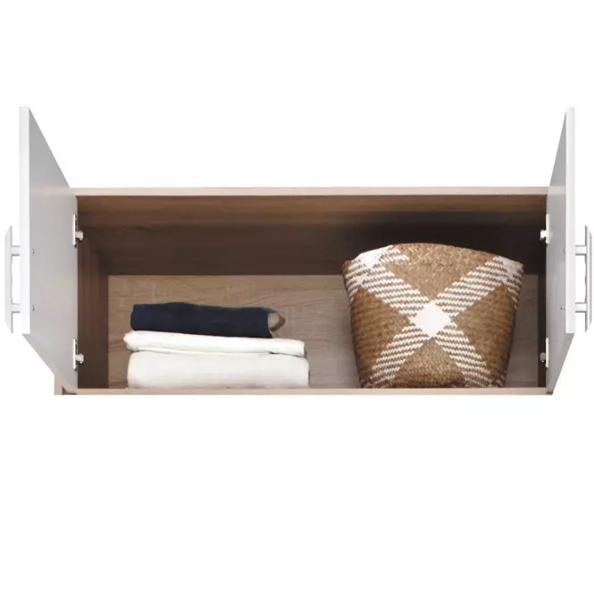 Nadstavec na skriňu Smart SRN3 100 cm dub sonoma/biely,2