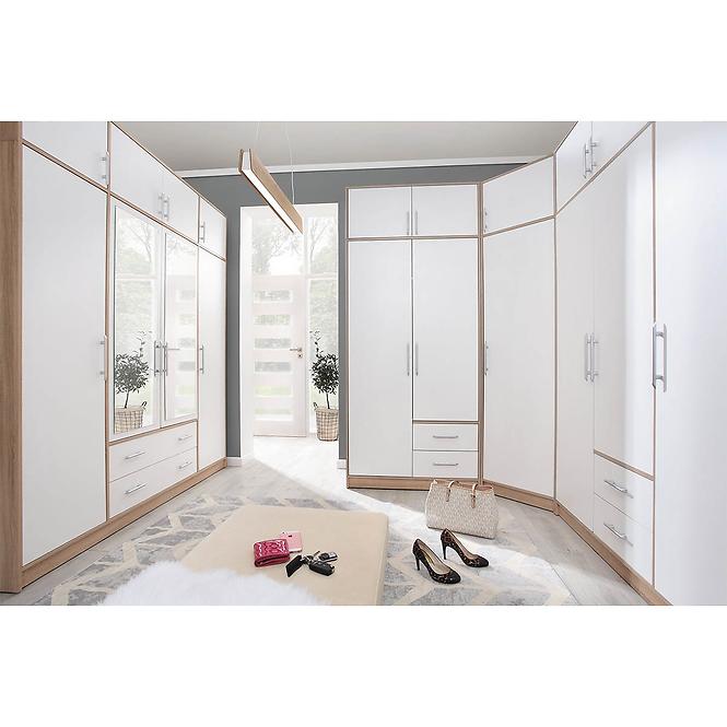 Nadstavec na skriňu Smart SRN3 100 cm dub sonoma/biely