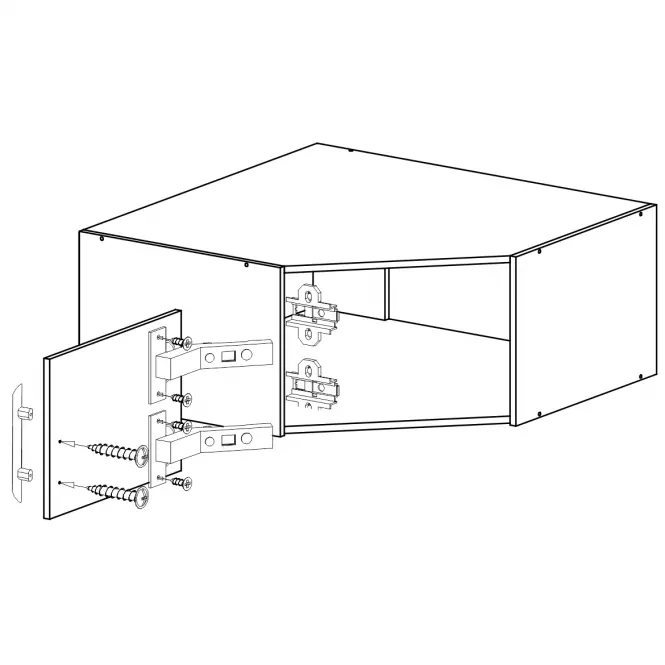 Nadstavec na skriňu Smart  SRN4 95 cm dub sonoma/biela