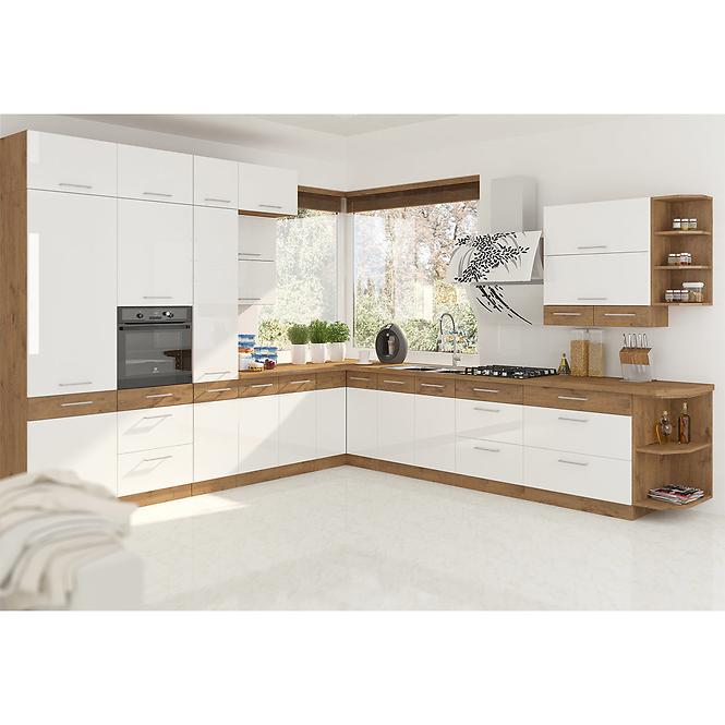 Kuchynská linka Vigo biela HG 260 bez dosky,6