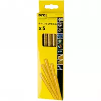 Lepiace tyčinky 5 ks, 11,2x200 mm, zlaté CON-GKS-61204