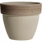 Kvetináč Palladio Vulcano keramický šedý d25cm