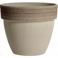Kvetináč Palladio Vulcano keramický šedý d25cm
