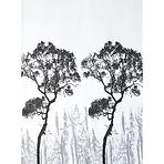 Textilný záves 150x200 mm W03391 stromy