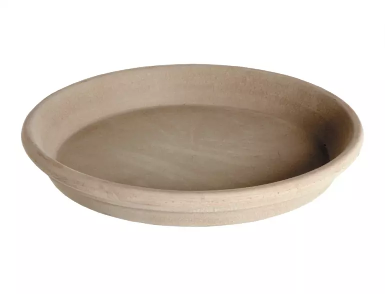 Podmiska pod kvetináč VULCANO keramická šedá d23cm