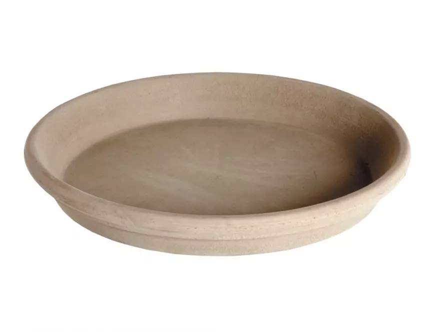 Podmiska pod kvetináč VULCANO keramická šedá d23cm