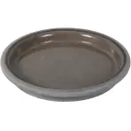 Podmiska pod kvetináč DISKO keramická čadičový melír d28cm