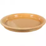 Podmiska pod kvetináč DISKO keramická béžový melír d32cm