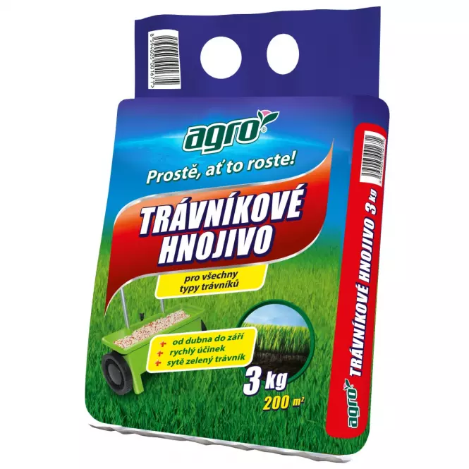 Agro trávnikové hnojivo 3kg