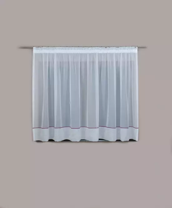 Jednoduchá záclona 400x140 model 211