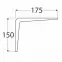 Konzola pod policu WS 175 BI175X150,2