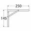 Konzola pod policu WSA 250 CH250X145,2