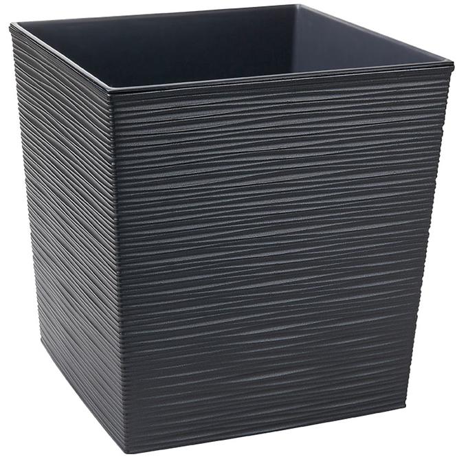Obal na kvetináč Juka 25x25x26h Antracit