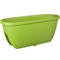 Truhlík na zábradlie plast zelený 60 cm Balconia 