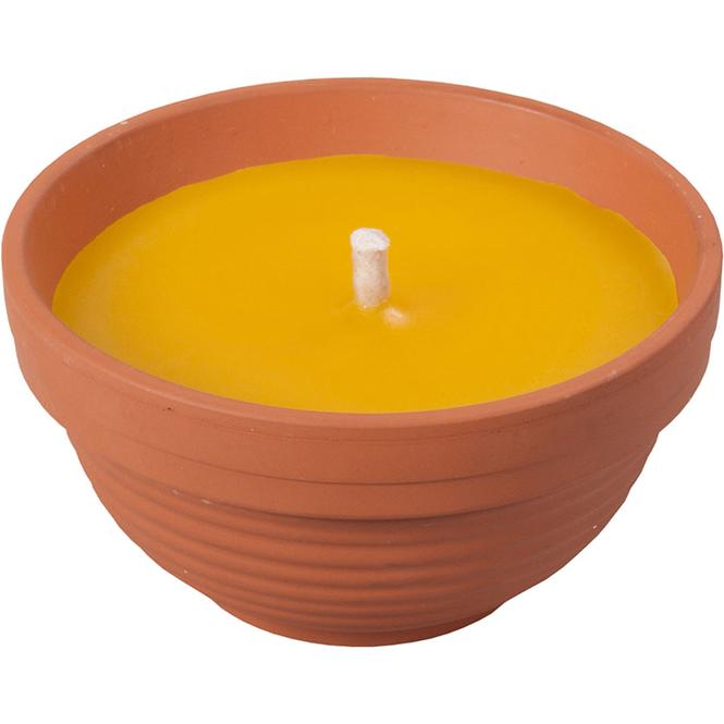 Sviečka Citronella žardinky s knôtom 300g d13x6cm